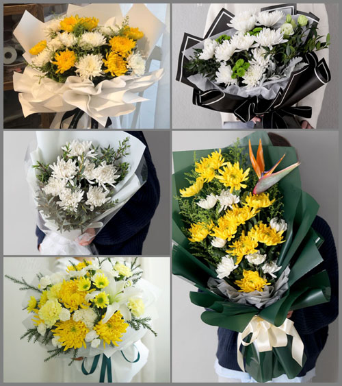 贵州六盘水盘县两河街道扯扎村白事花束代送